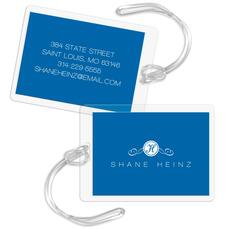 Scroll Initial Luggage Tags