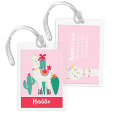 Llama Luggage Tags