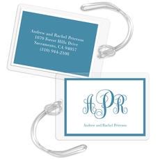 Traditional Monogram Luggage Tags
