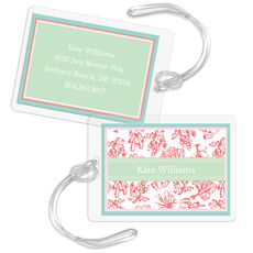 Sea Coral Luggage Tags
