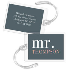 Bold Mr. Luggage Tags