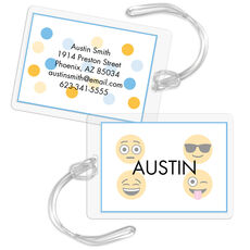 Emoji Boy Luggage Tags