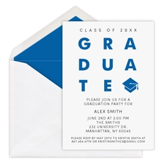 Block Graduate Invitations