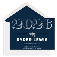 Foil Jumbo Year Graduation Announcements