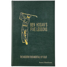 The Modern Fundamentals of Golf Personalized Leather Book