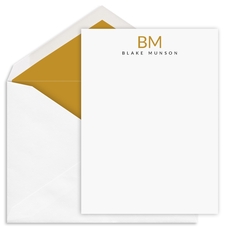 Epic Initials Vertical Flat Cards