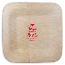 Modern Tassel Hassle Square Bamboo Plates