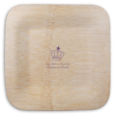King's Crown Square Bamboo Plates
