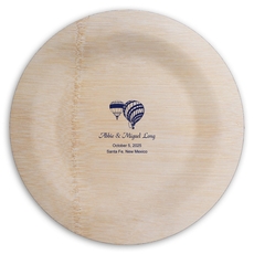 Hot Air Balloon Round Bamboo Plates