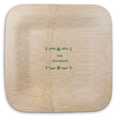 Fiesta Frame Square Bamboo Plates