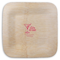 A Tini Bit Older Square Bamboo Plates