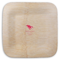 Crawfish Square Bamboo Plates