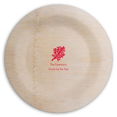 Coral Reef Round Bamboo Plates