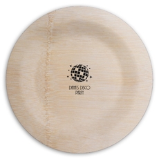 Disco Ball Round Bamboo Plates