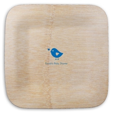 Baby Bird Square Bamboo Plates