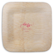 We Do Square Bamboo Plates