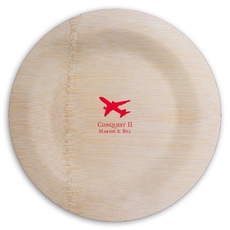 Airliner Round Bamboo Plates