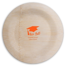 Nice Hat Round Bamboo Plates