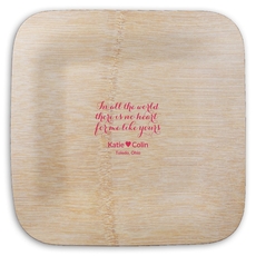 In all the World Square Bamboo Plates