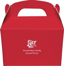4th of July Gable Favor Boxes