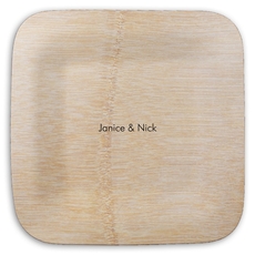 Your Personal Square Bamboo Plates