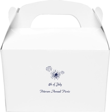 Fireworks Gable Favor Boxes