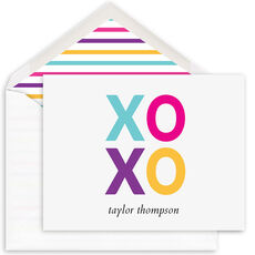 Pop Art Greetings XOXO Folded Cards
