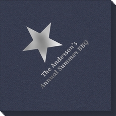 Solid Star Linen Like Napkins