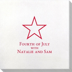 Single Star Bamboo Luxe Napkins
