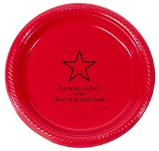 Single Star Plastic Plates