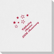 Cluster of Stars Linen Like Napkins