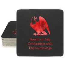 American Eagle Square Coasters