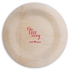 One Day Away Round Bamboo Plates