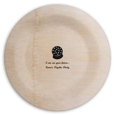 Crystal Ball Round Bamboo Plates
