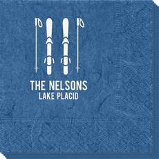 Skis and Poles Bali Napkins