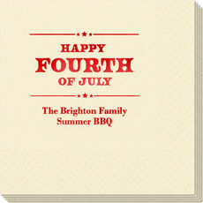 Happy Fourth of July Napkins