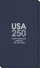 USA 250 Linen Like Guest Towels