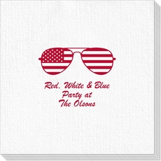 Stars and Stripes Sunglasses Deville Napkins