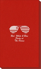 Stars and Stripes Sunglasses Linen Like Guest Towels