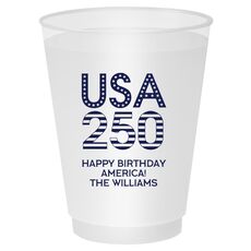 USA 250 Shatterproof Cups