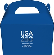 USA 250 Gable Favor Boxes