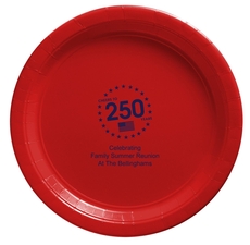 Cheers to 250 Years Paper Plates