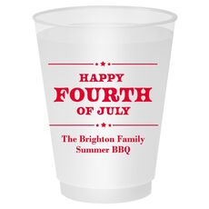 Happy Fourth of July Shatterproof Cups