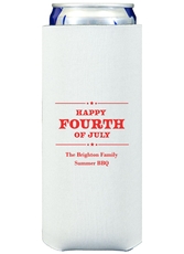 Happy Fourth of July Collapsible Slim Huggers
