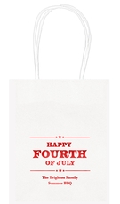 Happy Fourth of July Mini Twisted Handled Bags