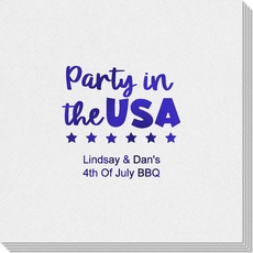 Party In The USA Linen Like Napkins