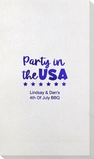 Party In The USA Bamboo Luxe Guest Towels
