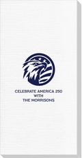 American Eagle with Flag Deville Guest Towels