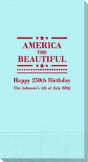 America The Beautiful Guest Towels