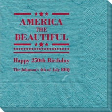 America The Beautiful Bali Napkins